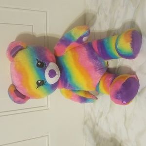 Build a Bear Workshop Rainbow Tie Dye Plush BAB Bear